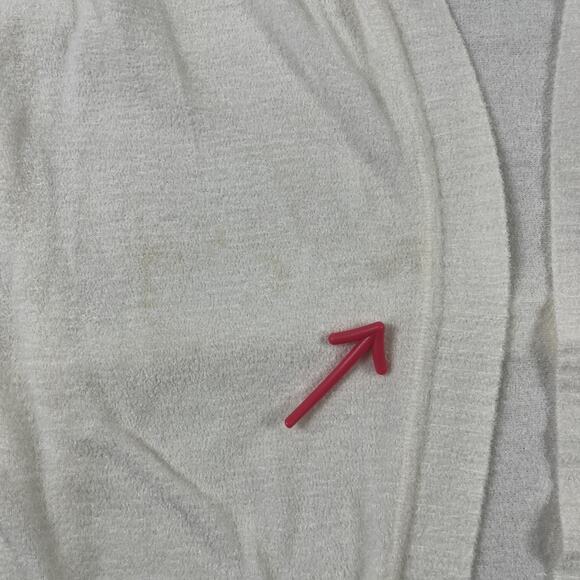 Barefoot Dreams Sweater Womens Small Wrap Pockets Cozychic Ultra Lite Ivory - Picture 12 of 16